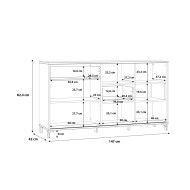 Aparador industrial FOLKE