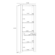 Vitrina alta 1 puerta ODIN