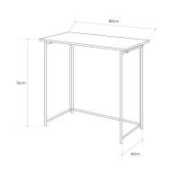 Mesa escritorio plegable LEIRE - Mesa de trabajo