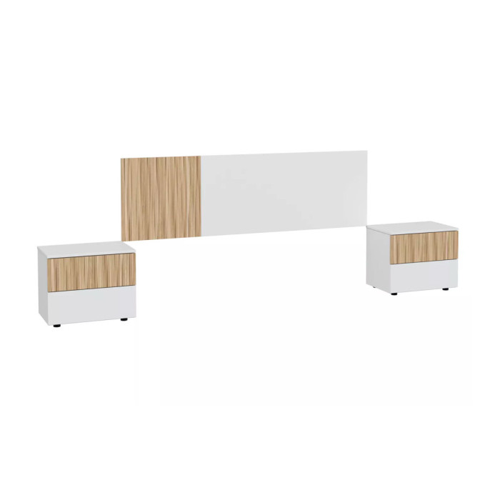 Cabecero 160 cm + 2 mesitas EDITH