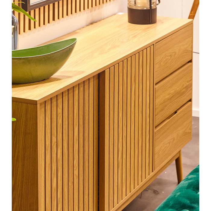 Mueble aparador 150 cm fresno KAEDE