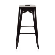 Taburetes metálicos industrial pack de 4 unidades