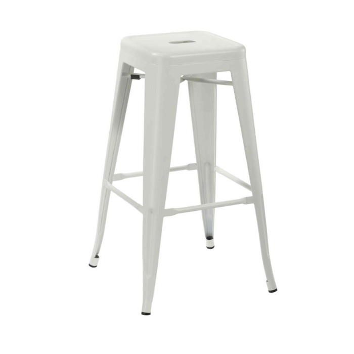 Taburetes metálicos industrial pack de 4 unidades