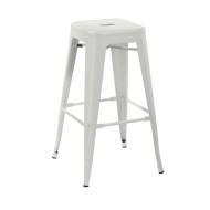 Taburetes metálicos industrial pack de 4 unidades