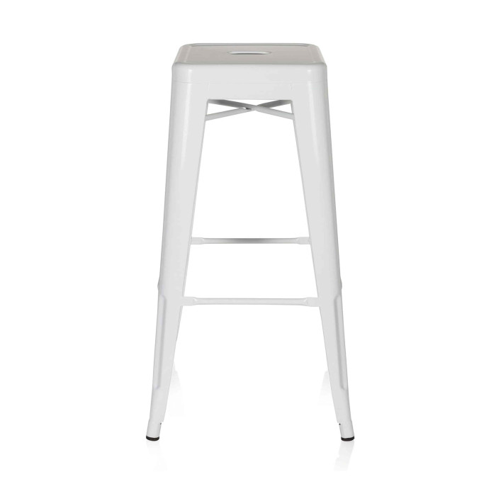 Taburetes metálicos industrial pack de 4 unidades