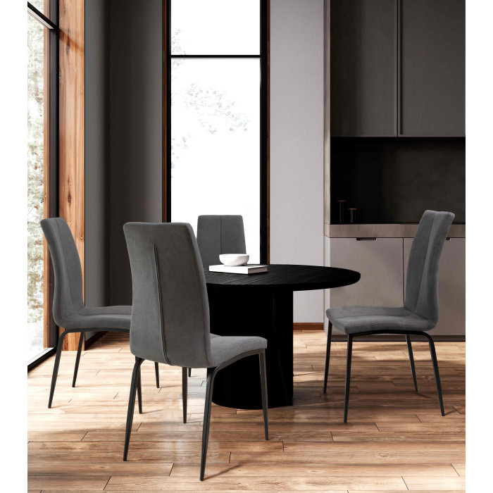 Pack 4 sillas tapizadas INGRID