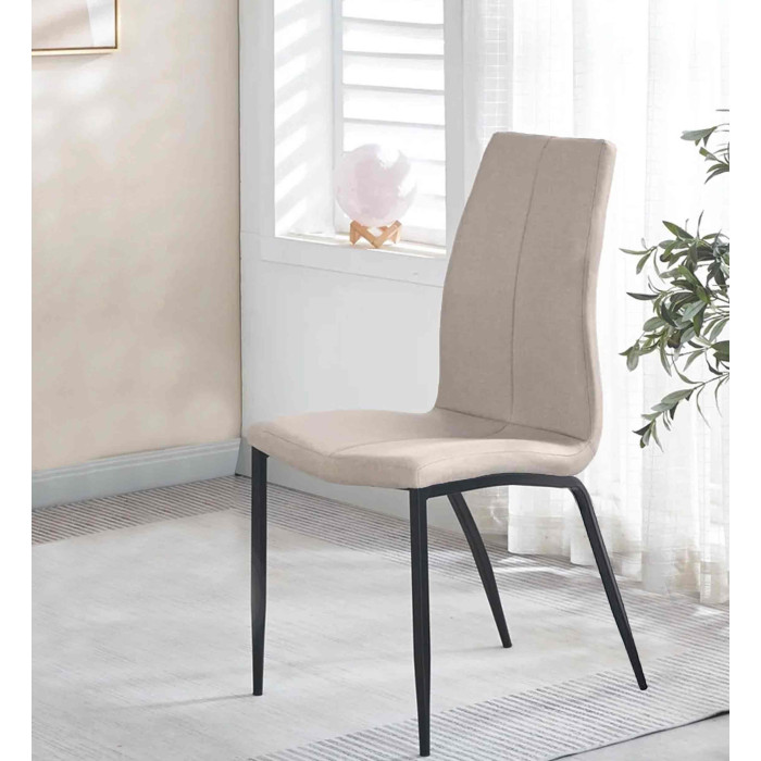 Pack 4 sillas tapizadas INGRID