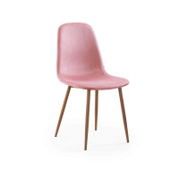 Sillas de comedor de terciopelo SWEDEN - Pack 4 Uds.