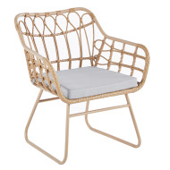 Conjunto de Jardín Bulan 4 Piezas de ratan