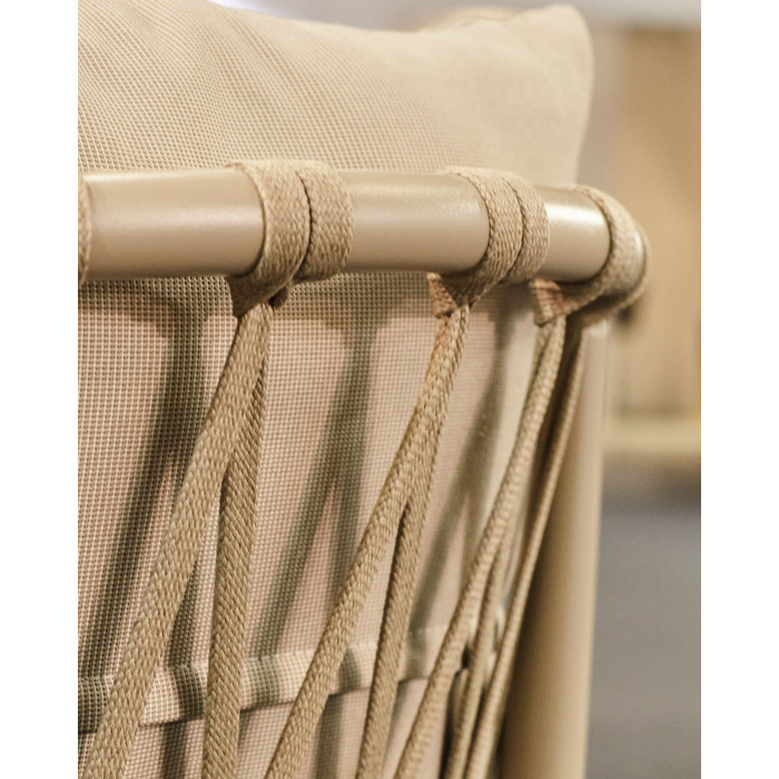 Pack de 4 Sillones Breza color arena