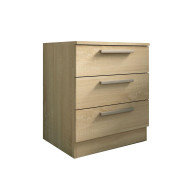 Mesita de noche CUBE 3 – Mesilla de 3 cajones moderna