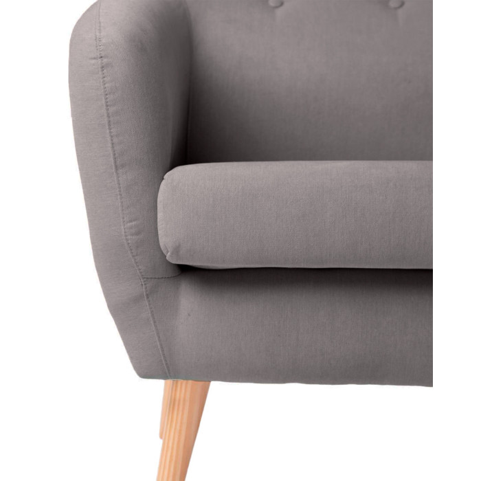 Butaca nórdica tapizada WENDY