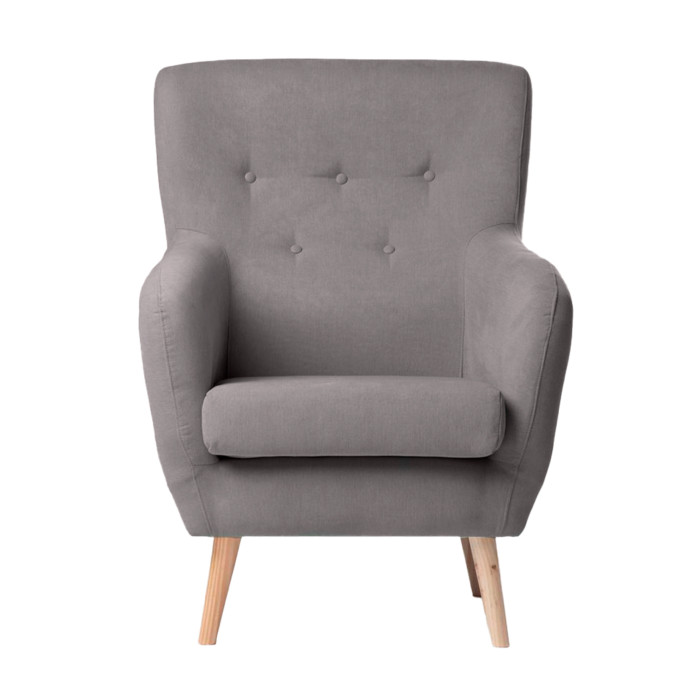 Butaca nórdica tapizada WENDY