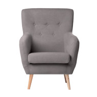 Butaca nórdica tapizada WENDY