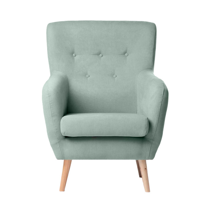 Butaca nórdica tapizada WENDY