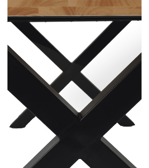 Mesa comedor Ciudadela de madera natural maciza