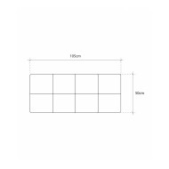 Cabecero de cama tapizado acolchado Jensen