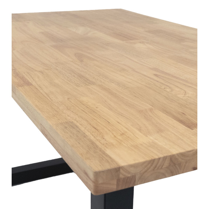 Mesa de comedor patas en U en Roble Macizo