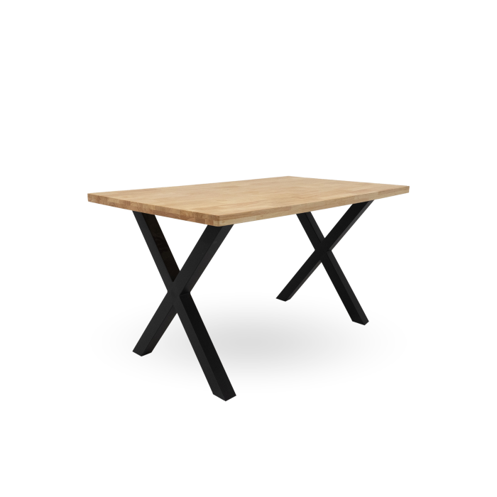 Mesa de comedor Bilbao - patas en X 4 – 6 comensales
