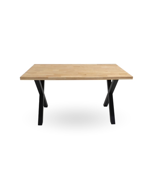 Mesa de comedor Bilbao - patas en X 4 – 6 comensales