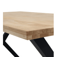 Mesa de comedor Bilbao - patas en X 4 – 6 comensales