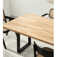 Mesa de comedor extensible de roble Versus