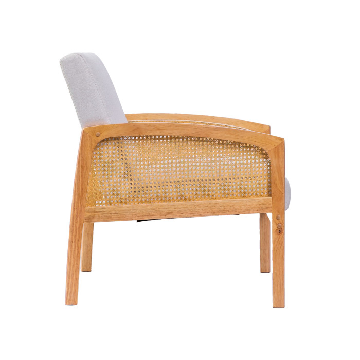 Butaca Cien - Elegancia y confort con trenzado de ratán