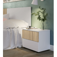 Mesita de Noche Edith - Compacta, elegante y funcional