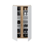 Zapatero Ébano 2 puertas 6 baldas - Organización y estilo para tu hogar