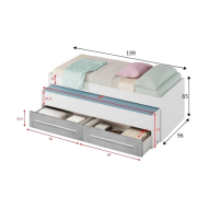 Cama Nido India - Funcionalidad y estilo para habitaciones juveniles