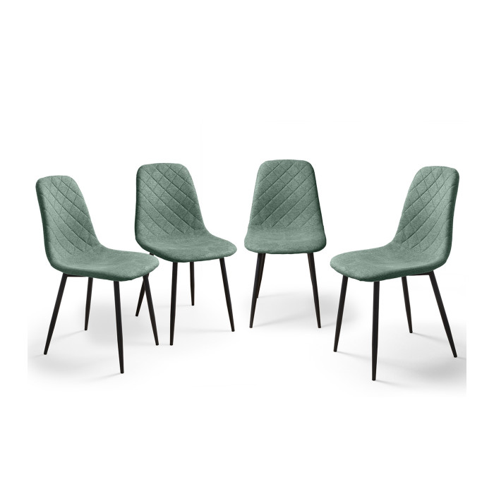 Pack de 4 Sillas de Comedor Suiz - Diseño Moderno y Elegante