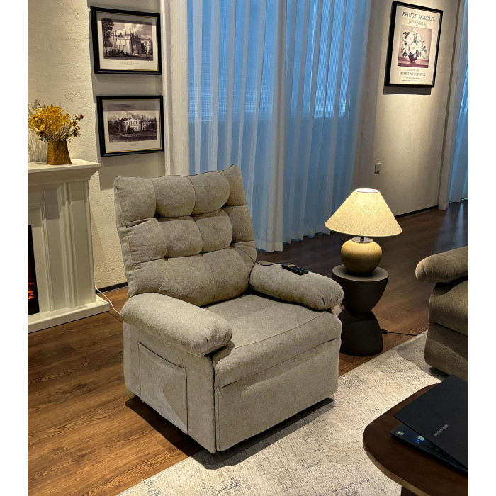 Sillón relax Majo – Confort con sistema elevador y ajuste independiente