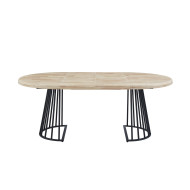 Mesa de comedor redonda extensible Jail – Diseño moderno y práctico