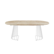 Mesa de comedor redonda extensible Jail – Diseño moderno y práctico