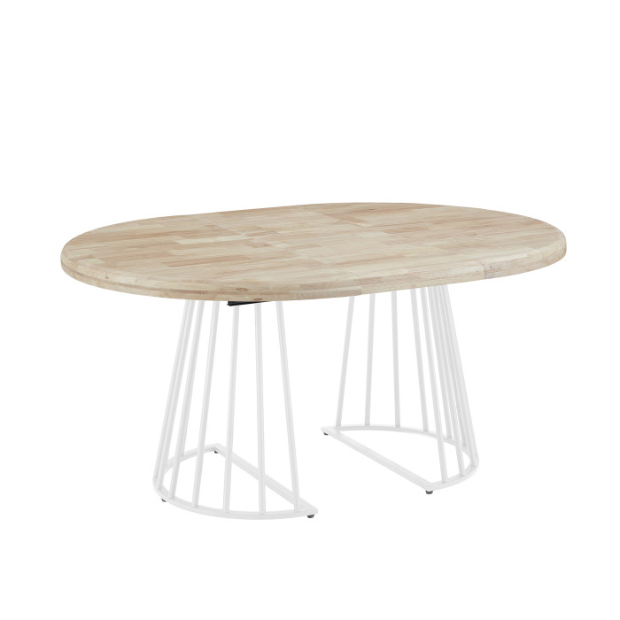 Mesa de comedor redonda extensible Jail – Diseño moderno y práctico