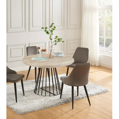 Mesa de comedor redonda extensible Jail – Diseño moderno y práctico