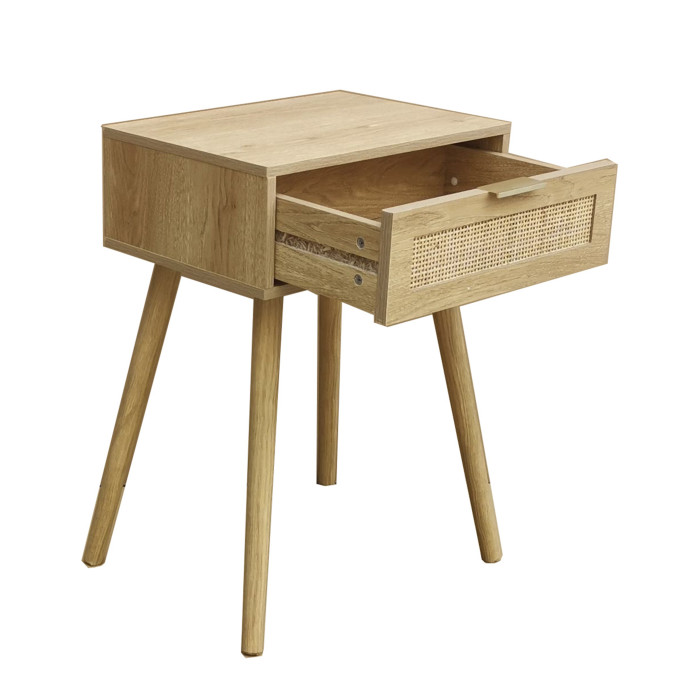 Mesita de noche Fresh – Diseño nórdico con gran capacidad