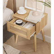 Mesita de noche Fresh – Diseño nórdico con gran capacidad