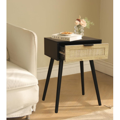 Mesita de noche Fresh – Diseño nórdico con gran capacidad