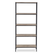 Estantería Basic – Diseño moderno con estructura metálica y madera de roble