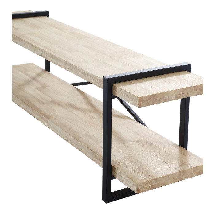 Mueble TV Chic – Diseño moderno con madera de roble y estructura metálica