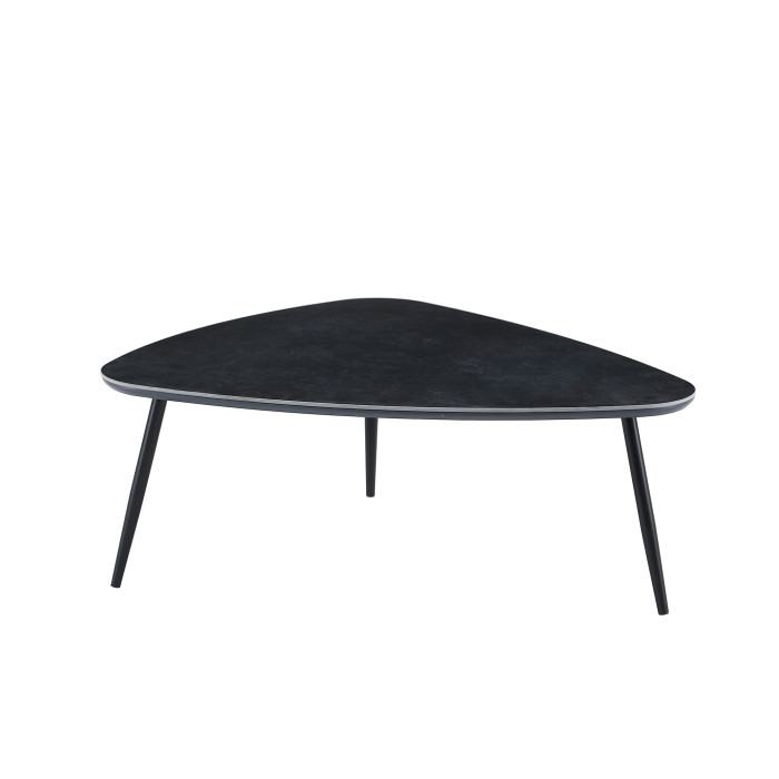 Mesa de centro Island – Juego de 2 mesas nido con acabado cerámico