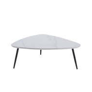 Mesa de centro Island – Juego de 2 mesas nido con acabado cerámico