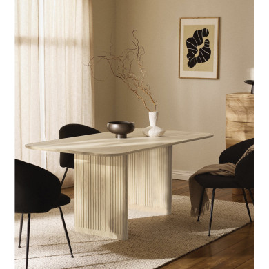 Mesa de comedor extensible Petra – Diseño elegante y adaptable