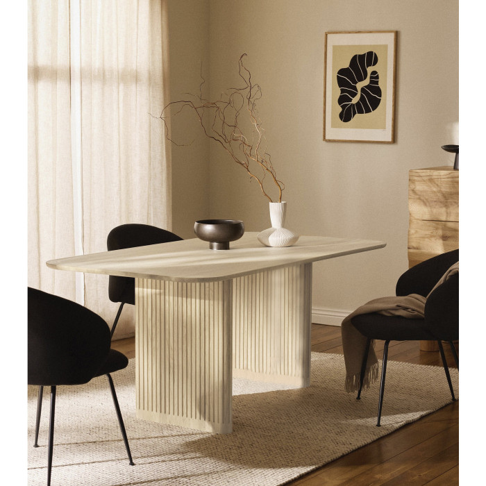 Mesa de comedor extensible Petra – Diseño elegante y adaptable