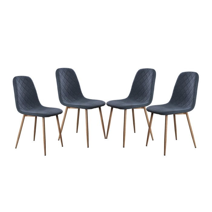 Pack de 4 Sillas de Comedor Suiz - Diseño Moderno y Elegante