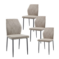 Pack de 4 Sillas de Comedor Patrice - Elegancia y Comodidad