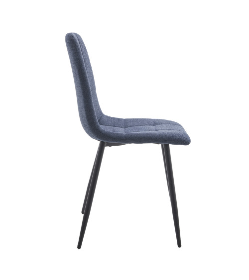 Pack de 4 sillas de comedor de terciopelo ASTRID