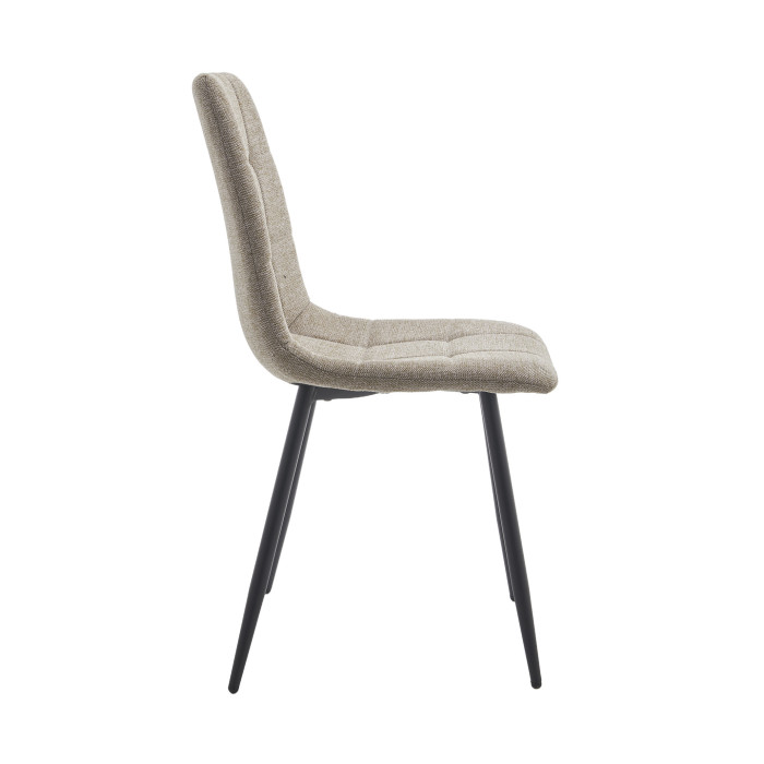 Pack de 4 sillas de comedor de terciopelo ASTRID