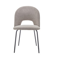 Sillas de comedor CECILE – Pack 4 uds. | Diseño elegante y tapizado cómodo